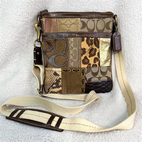 coach patch bag|coach patchwork tote bag.